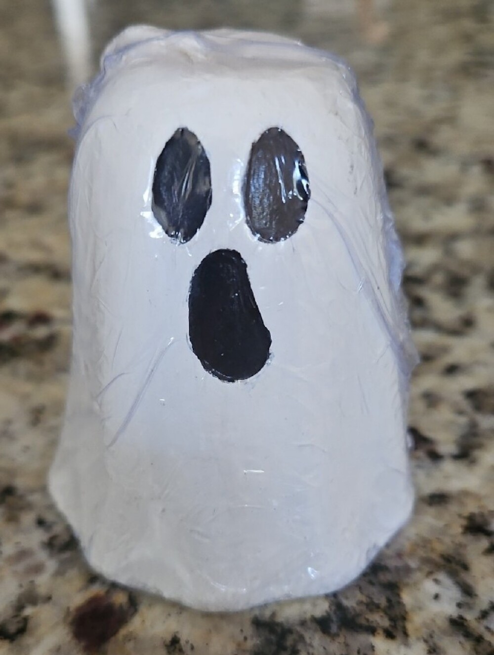 Ghost Candle - Handcrafted Halloween Accent